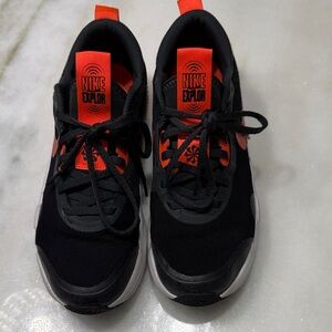Nike Crater Foam Black and Orange Athletic Shoes